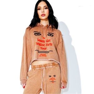 Dimepiece The Lonely Girl Tour Brown Lounge Set